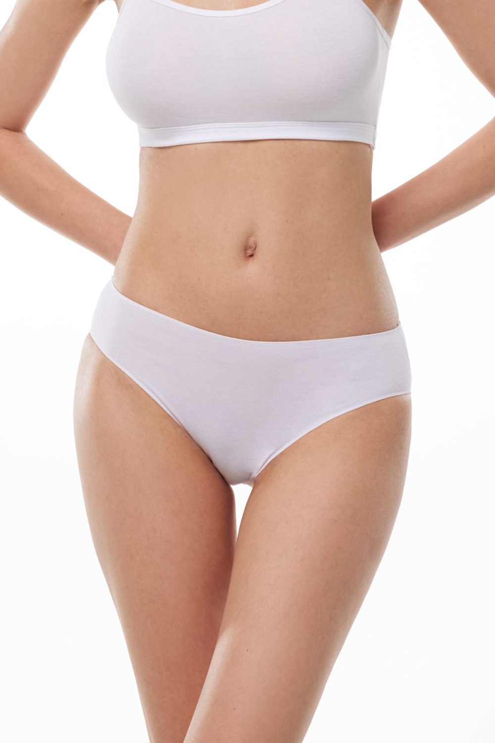 DFN Kadın 6 lı Paket Modal Dar Kalıp Ara Bel Slip Külot 187