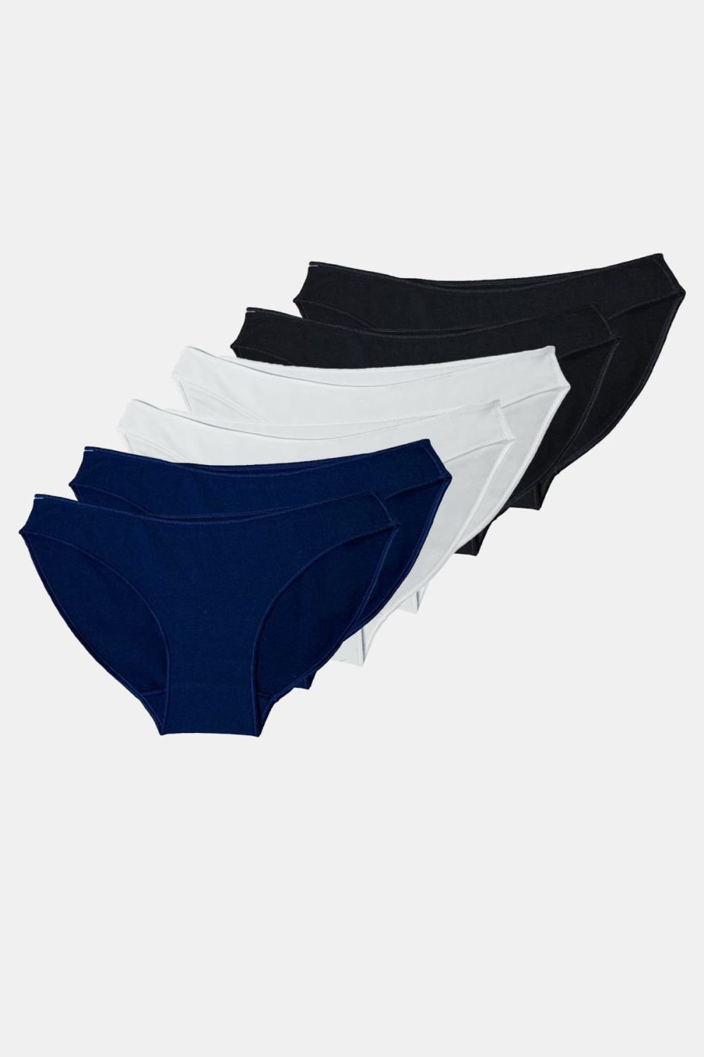 DFN Kadın 6 lı Paket Modal Düşük Bel Slip Külot - Görsel 19