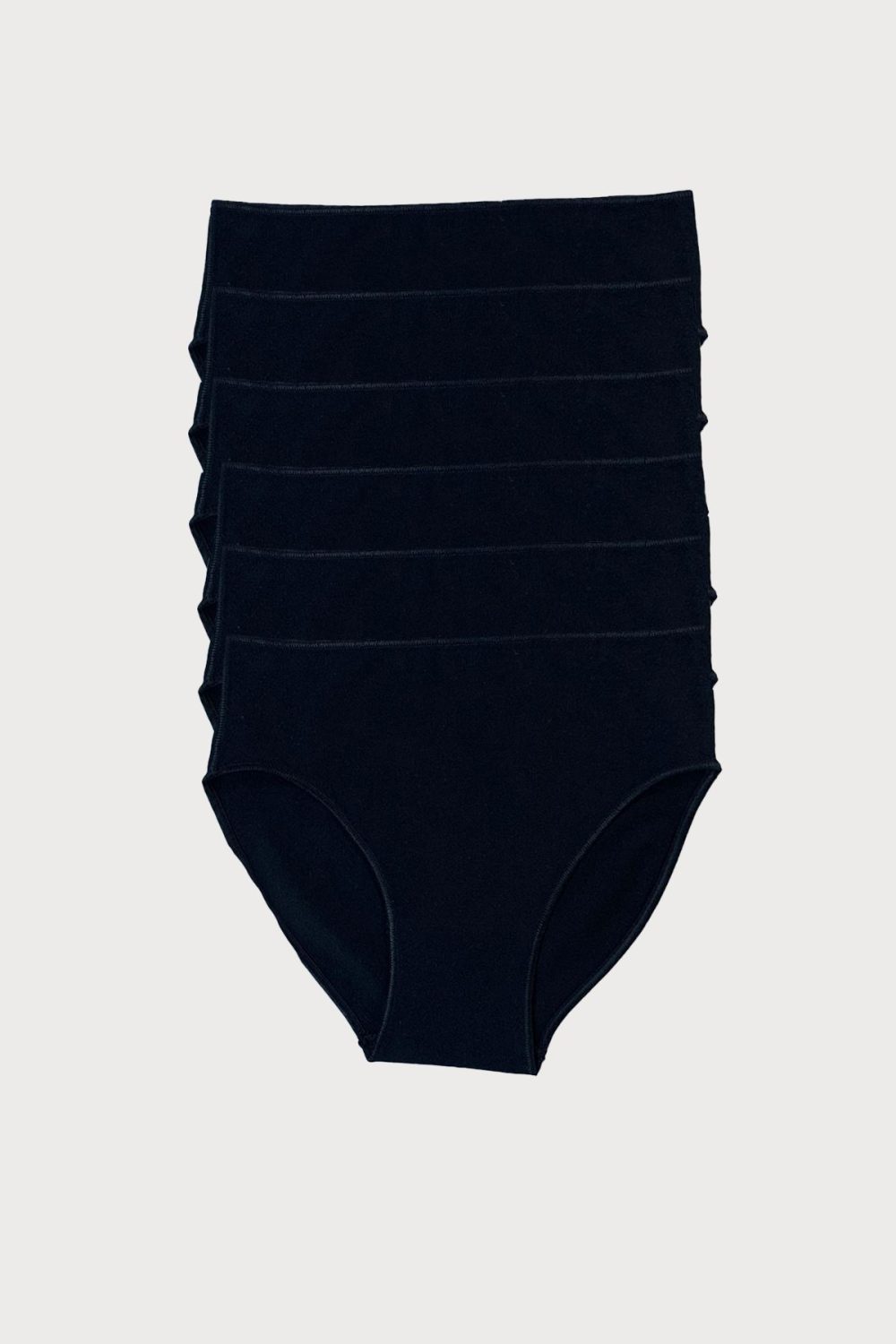 DFN Kadın 6 lı Paket Modal Dar Kalıp Ara Bel Slip Külot 187 - Görsel 2