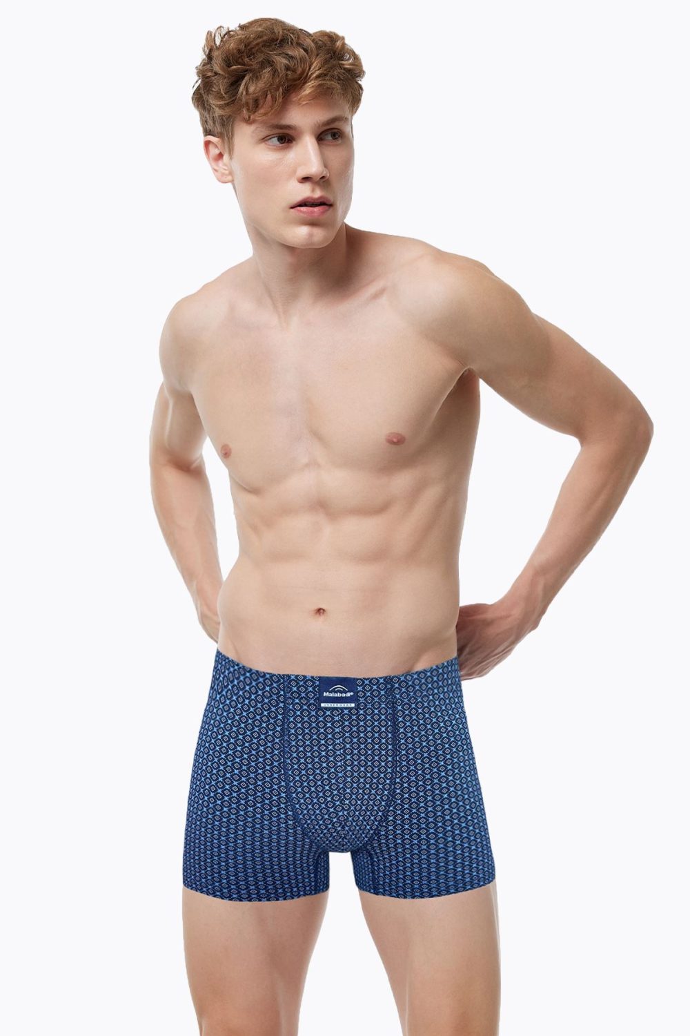 DFN Erkek Karışık Renk 5 Li Pamuk Elastan Boxer 5M074 - Görsel 49