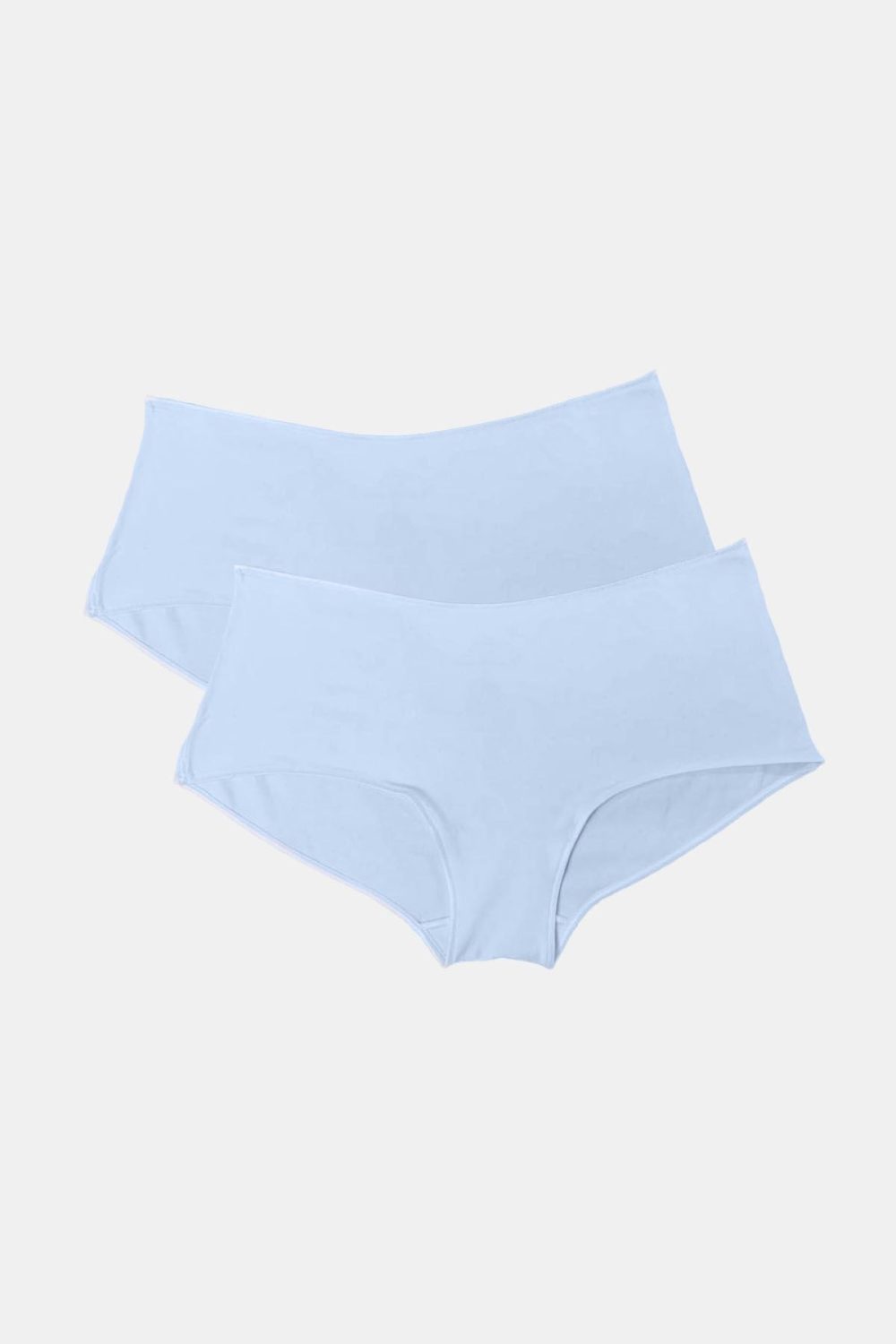 DFN Kadın Beyaz 2 li Paket Geniş Kenarlı Modal Slip Külot 1126 - Görsel 4