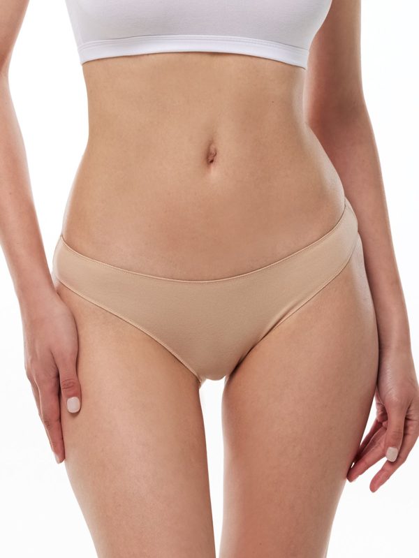 DFN Kadın Ten 2 li Paket Modal Düşük Bel Slip Külot 183