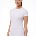 DFN Kadın Beyaz Yuvarlak Yaka Kısa Kollu Modal Body 191