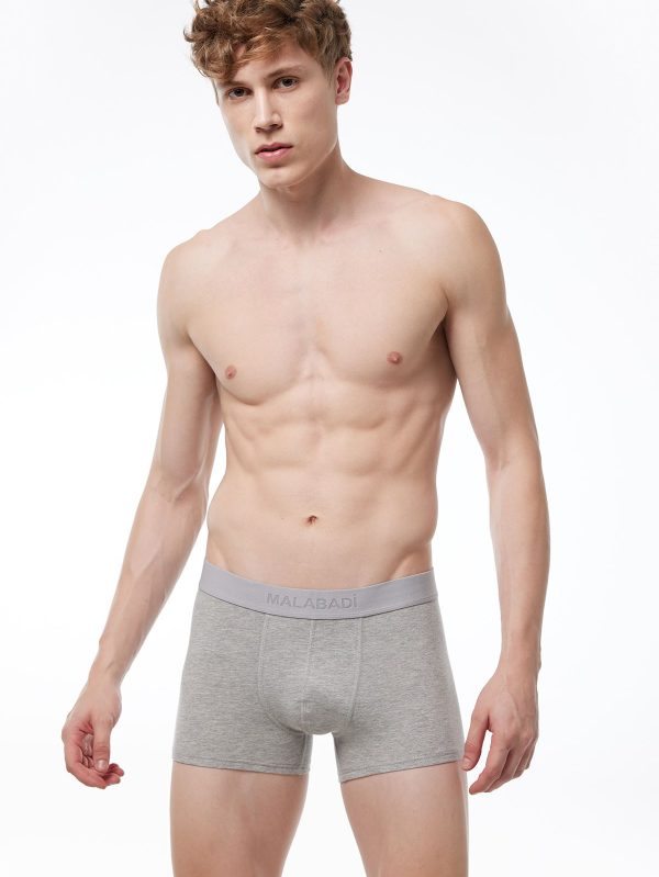 DFN Erkek Gri Modal Kısa Boxer 011