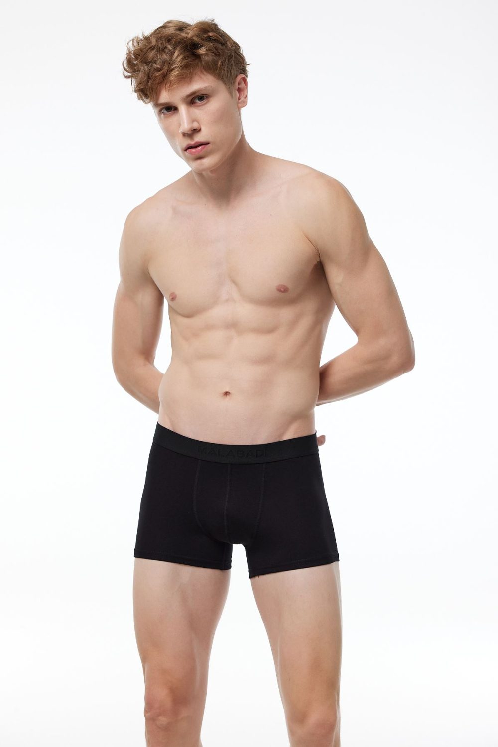 DFN Erkek Siyah 3 lü Paket Modal Kısa Boxer 011 - Görsel 4