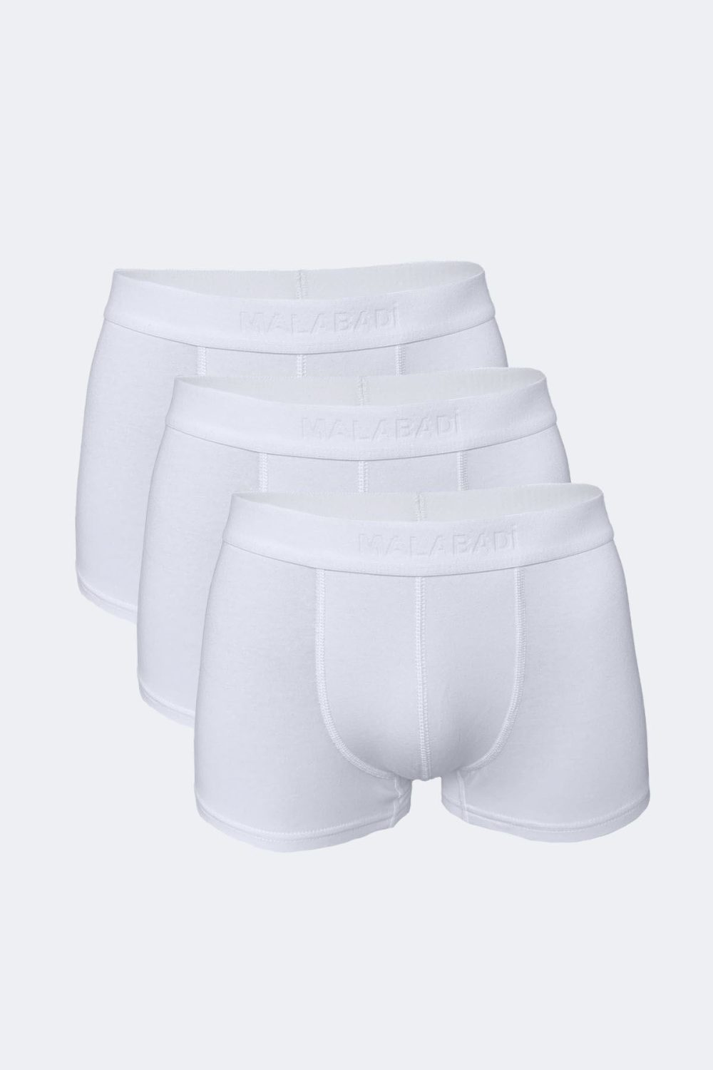 DFN Erkek Beyaz 3 lü Paket Modal Kısa Boxer 011