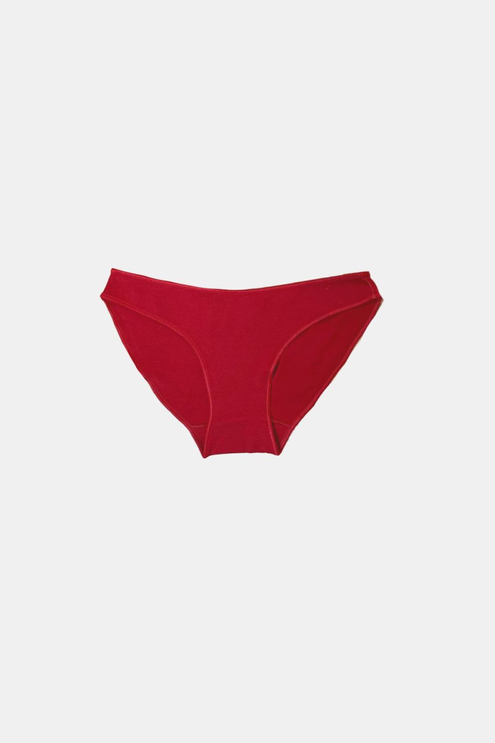 DFN Kadın Kırmızı 2 li Paket Modal Düşük Bel Slip Külot 183 - Görsel 2
