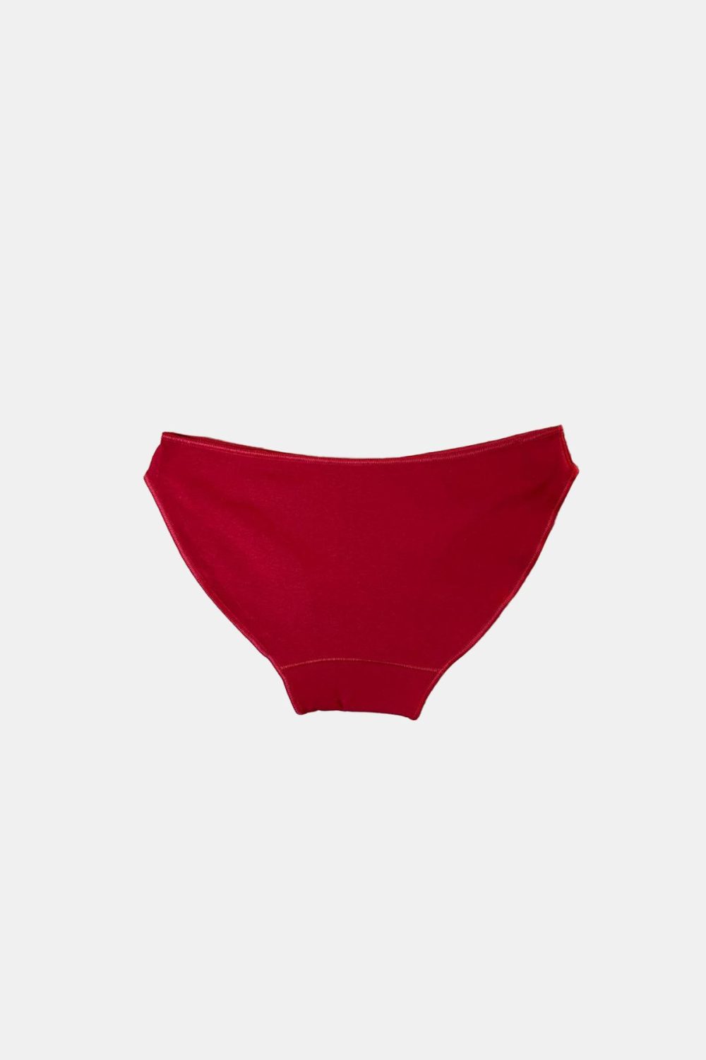 DFN Kadın Kırmızı 2 li Paket Modal Düşük Bel Slip Külot 183 - Görsel 3