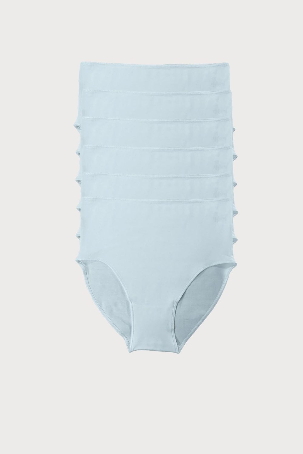 DFN Kadın Ekru 6 lı Paket Modal Yüksek Bel Slip Külot 1955