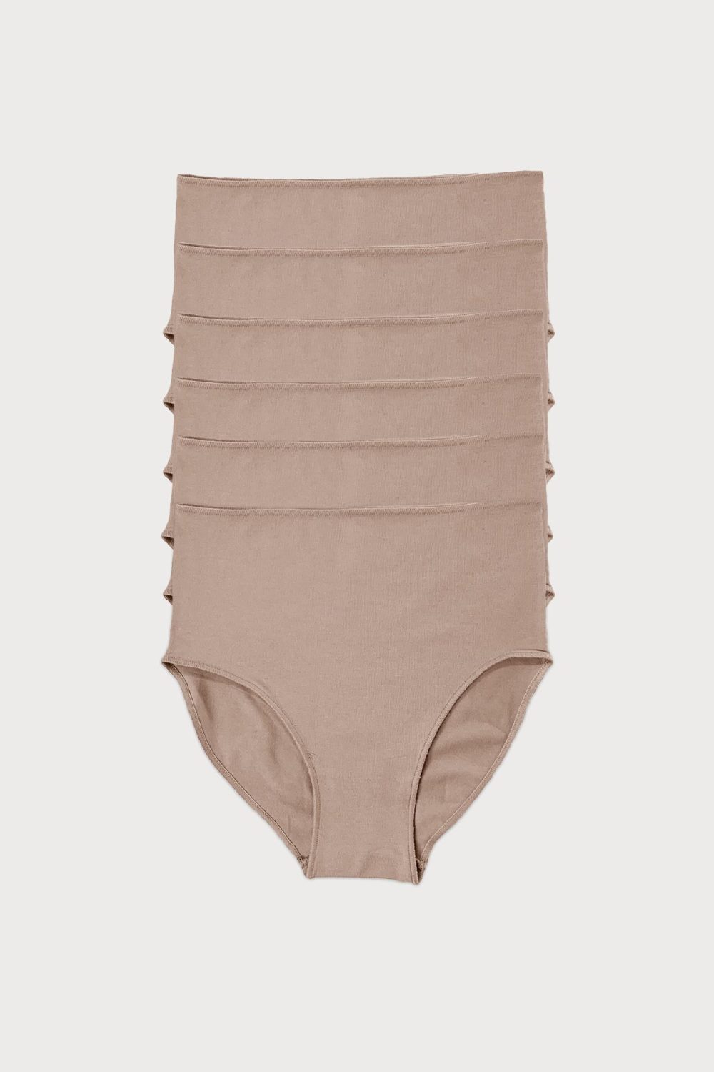 DFN Kadın Ten 6 lı Paket Modal Yüksek Bel Slip Külot 1955