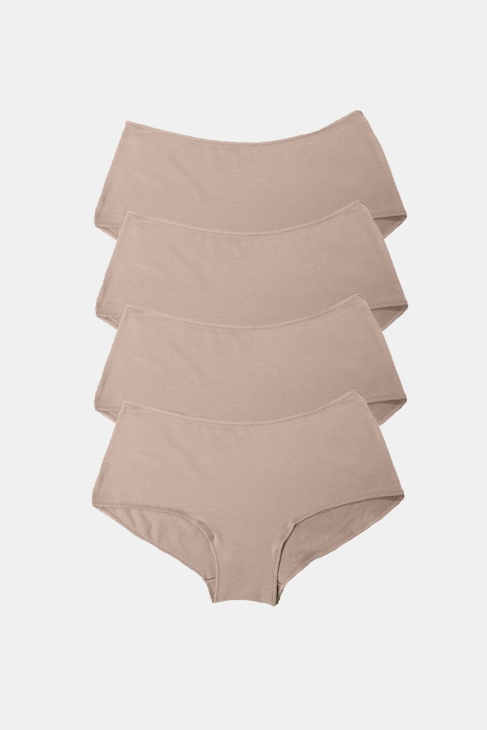 DFN Kadın Ten 4 lü Paket Geniş Kenarlı Modal Slip Külot 1126