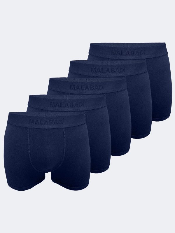 DFN Erkek Lacivert 5 li Paket Milan Modal Boxer 014