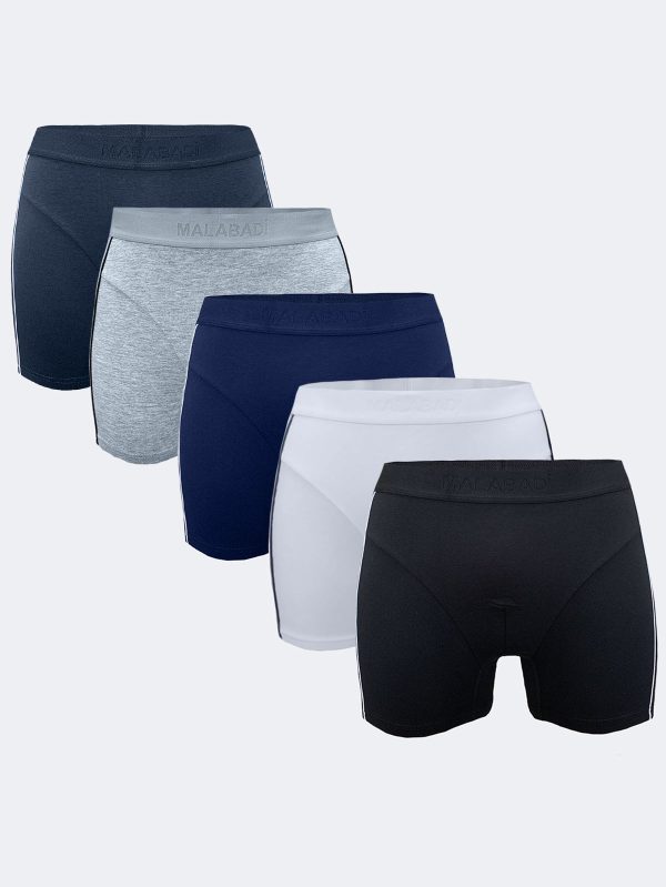 DFN Erkek 5 Li Paket Biyeli Modal Boxer 5MB017