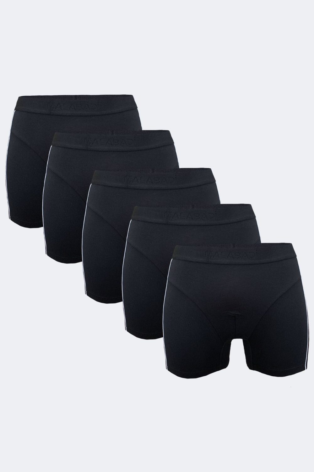 DFN Erkek Siyah 5 Li Paket Biyeli Modal Boxer 5MB017