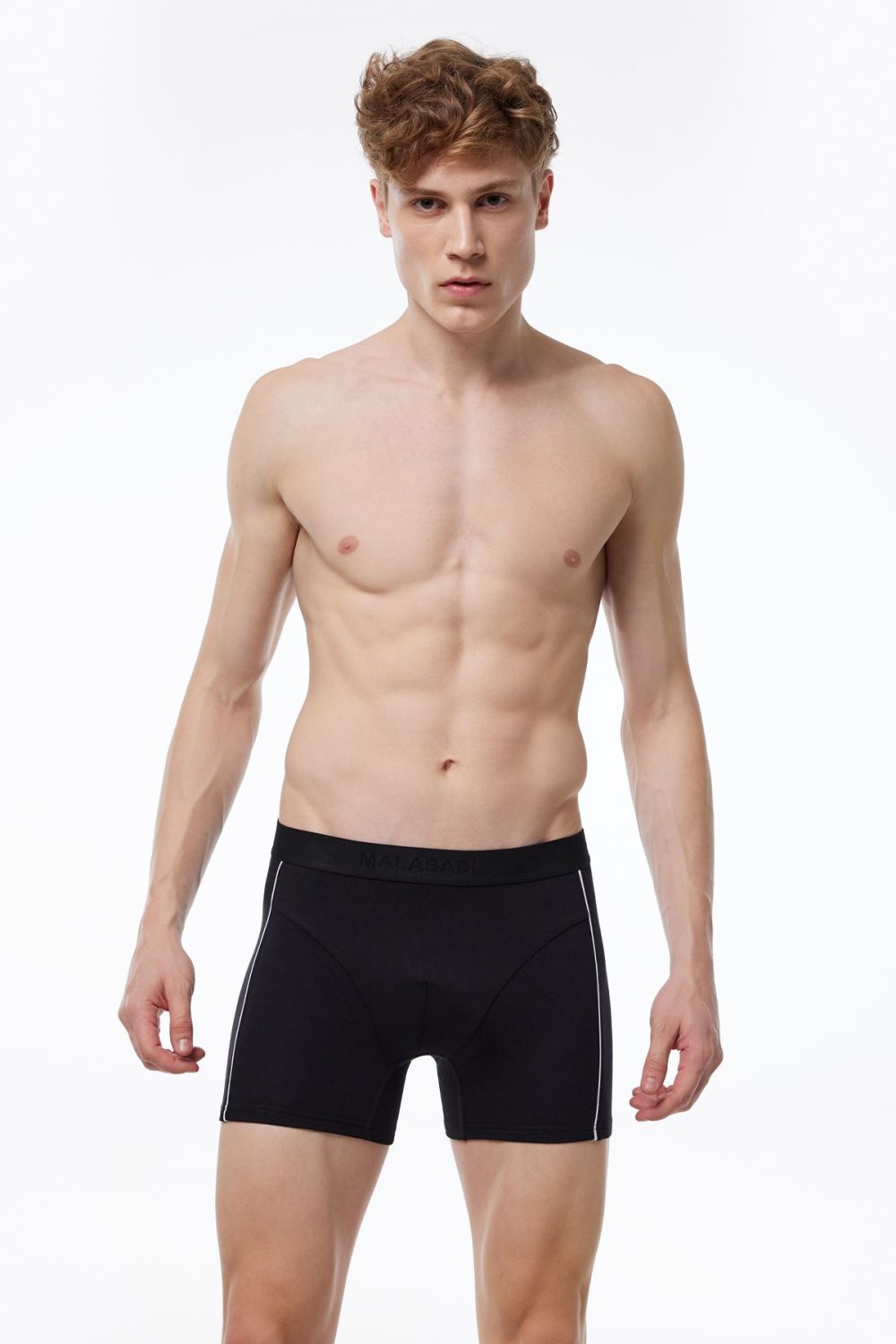 DFN Erkek Siyah Biyeli Modal Boxer 017
