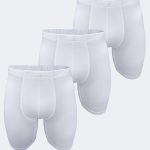 DFN Erkek Beyaz 3 Lü Paket Modal Uzun Paçalı Boxer 3M018