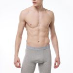 DFN Erkek Gri Uzun Paçalı Modal Boxer 019