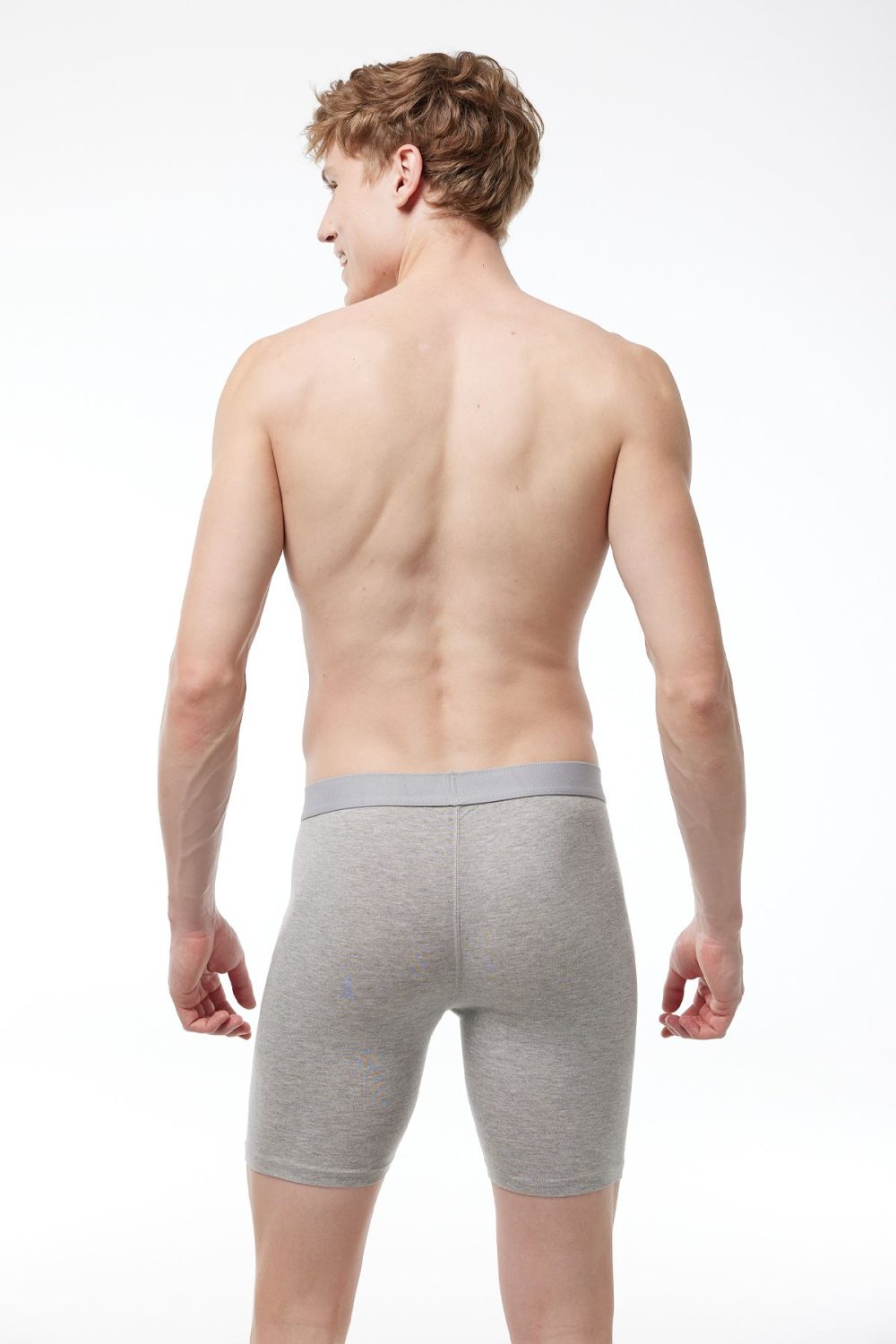 DFN Erkek Gri Uzun Paçalı Modal Boxer 019 - Görsel 3