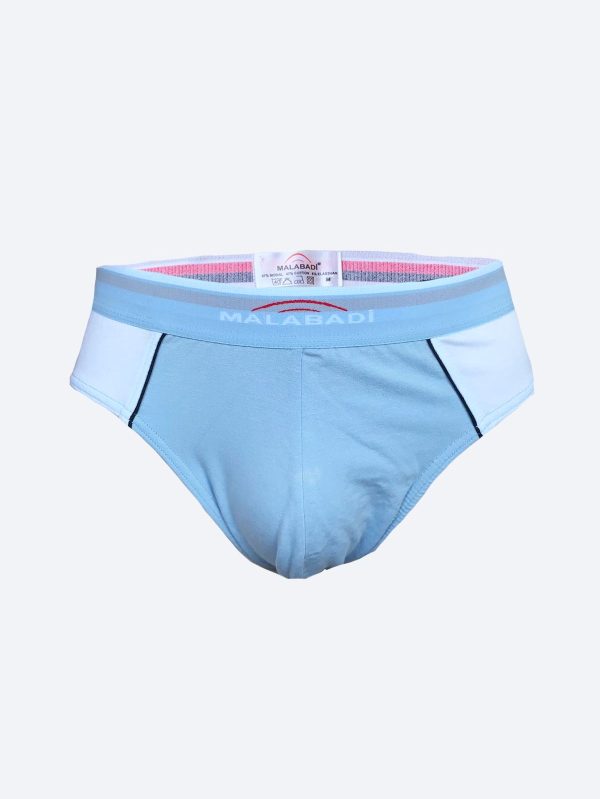 DFN Erkek Mavi - Beyaz Modal Slip 049