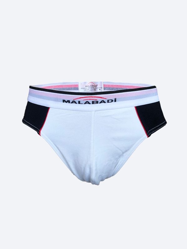 DFN Erkek Beyaz - Siyah Modal Slip 049