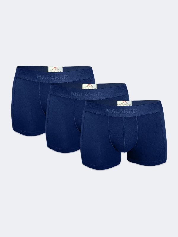 DFN Erkek 3 Adet Lacivert Modal Kısa Boxer 3M022