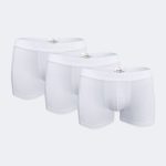 DFN Erkek 3 Adet Beyaz Modal Kısa Boxer 3M022