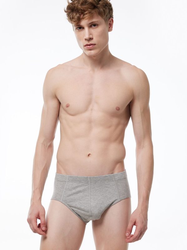 DFN Erkek Gri Modal Slip Külot 053