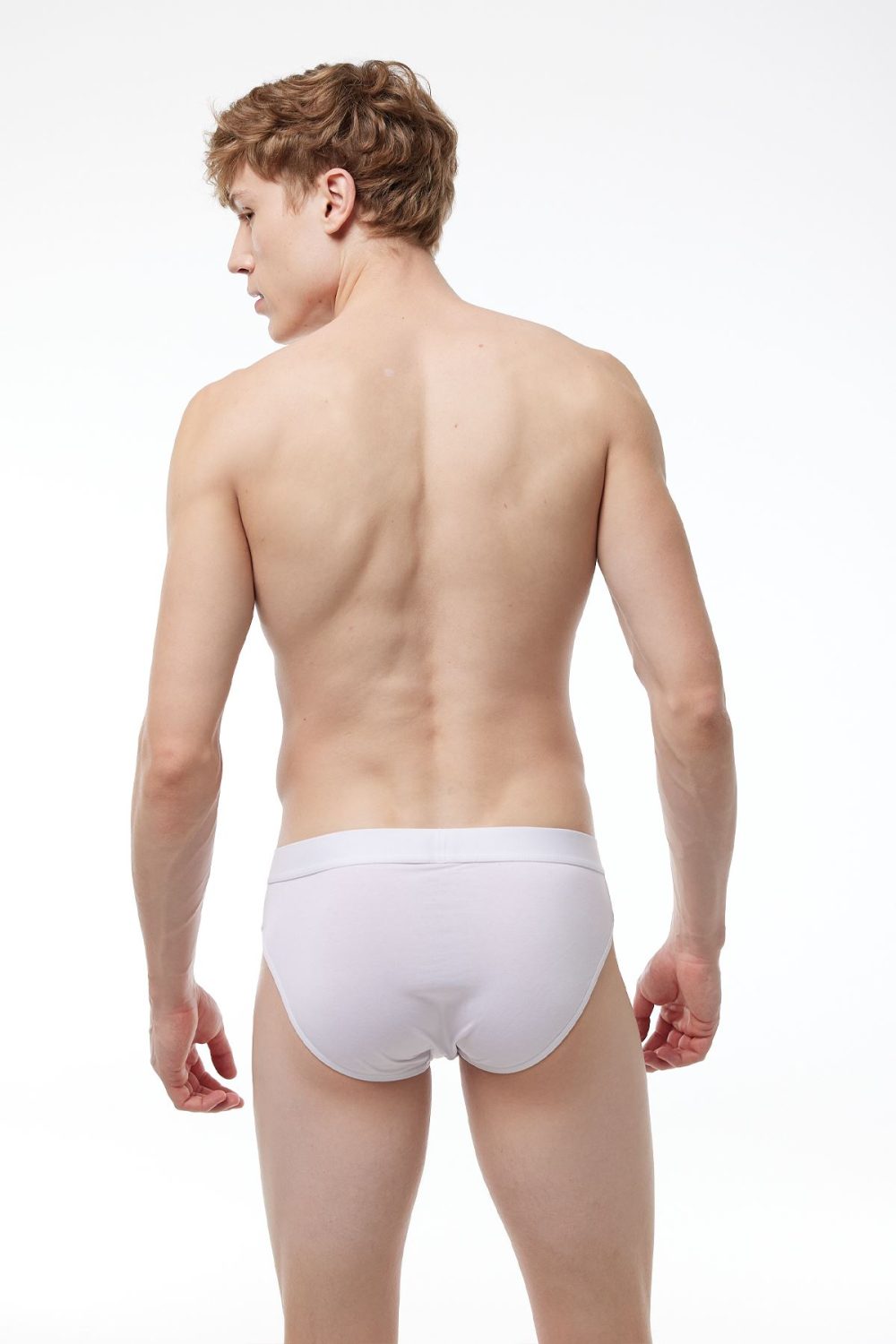 DFN Erkek Beyaz Modal Slip Külot 080 - Görsel 3