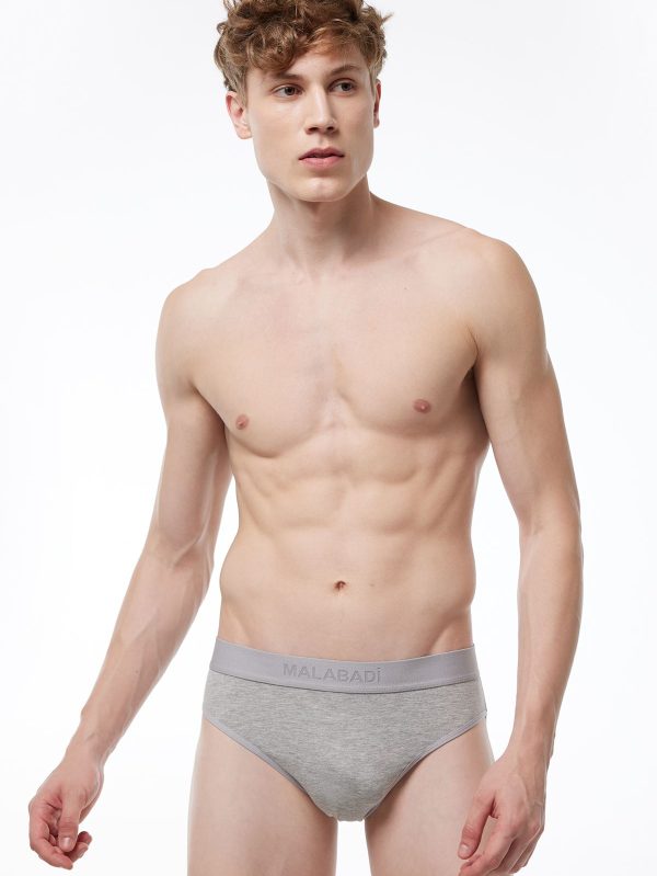 DFN Erkek Gri Modal Slip Külot 080