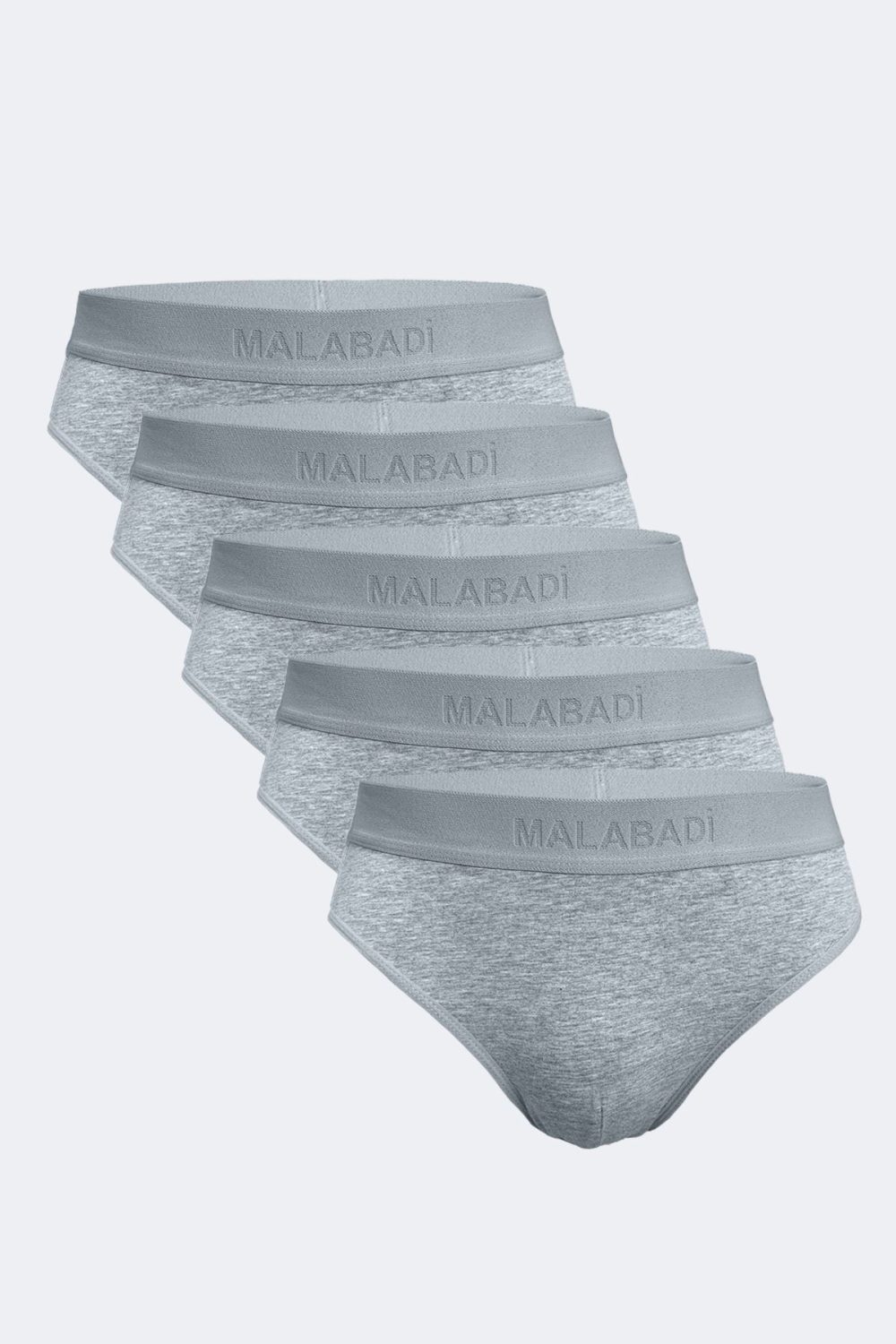 DFN Erkek Gri 5 li Paket Modal Slip Külot 5M080