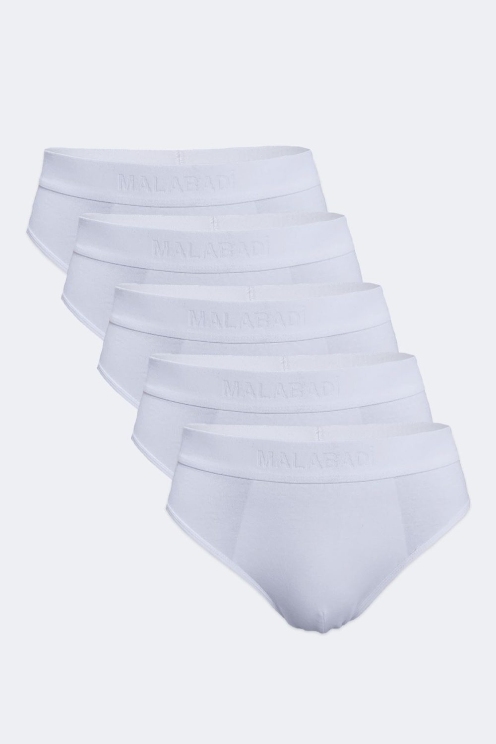 DFN Erkek Beyaz 5 li Paket Modal Slip Külot 5M080