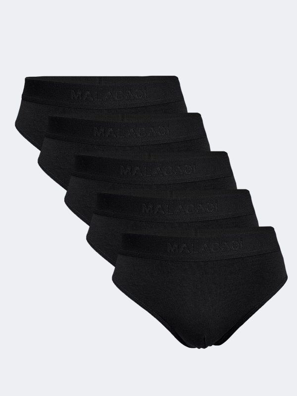 DFN Erkek Siyah 5 li Paket Modal Slip Külot 5M080
