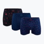 DFN Erkek Desenli Modal Boxer 3 Adet 3M251