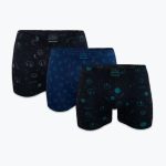 DFN Erkek Desenli Modal Boxer 3 Adet 3M251