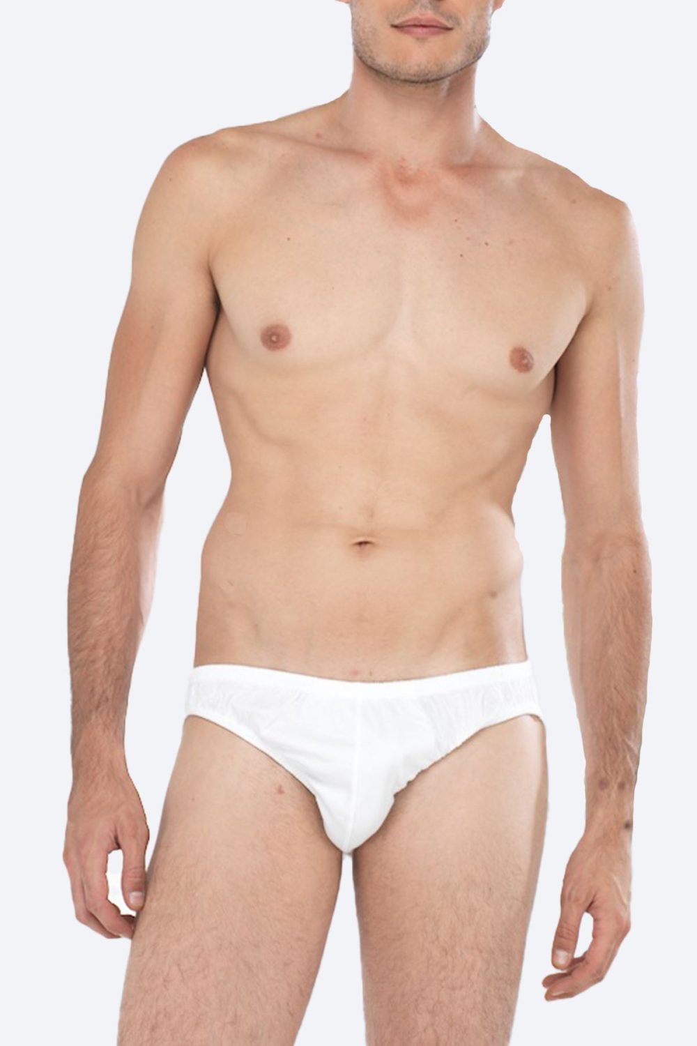 DFN Erkek Beyaz 3 lü Modal Düşük Bel Slip Külot 044 - Görsel 2