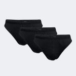 DFN Erkek Siyah 3 lü Modal Düşük Bel Slip Külot 044