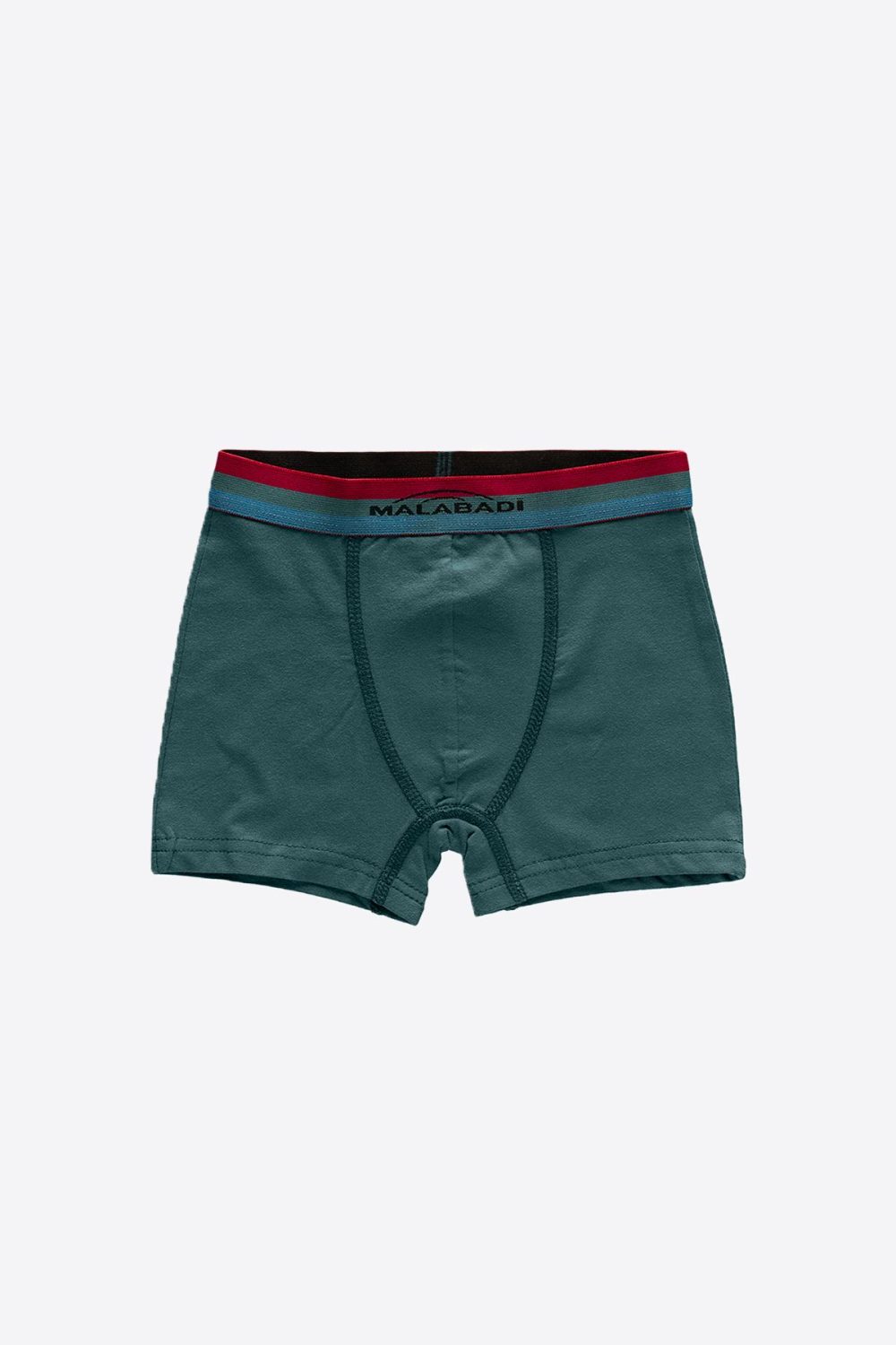 DFN Erkek Çocuk Yeşil 3 lü Pamuk Elastan Boxer 3M208 - Görsel 2
