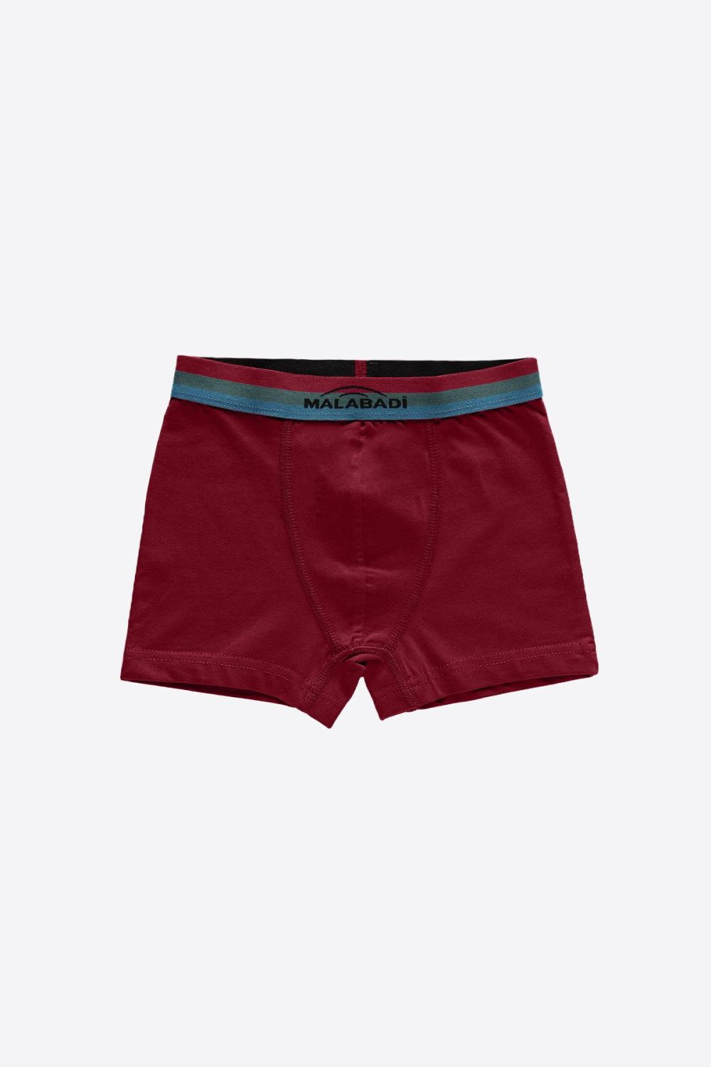 DFN Erkek Çocuk Mavi Bordo Yeşil 3 Lü Pamuk Elastan Boxer 3M208 - Görsel 3