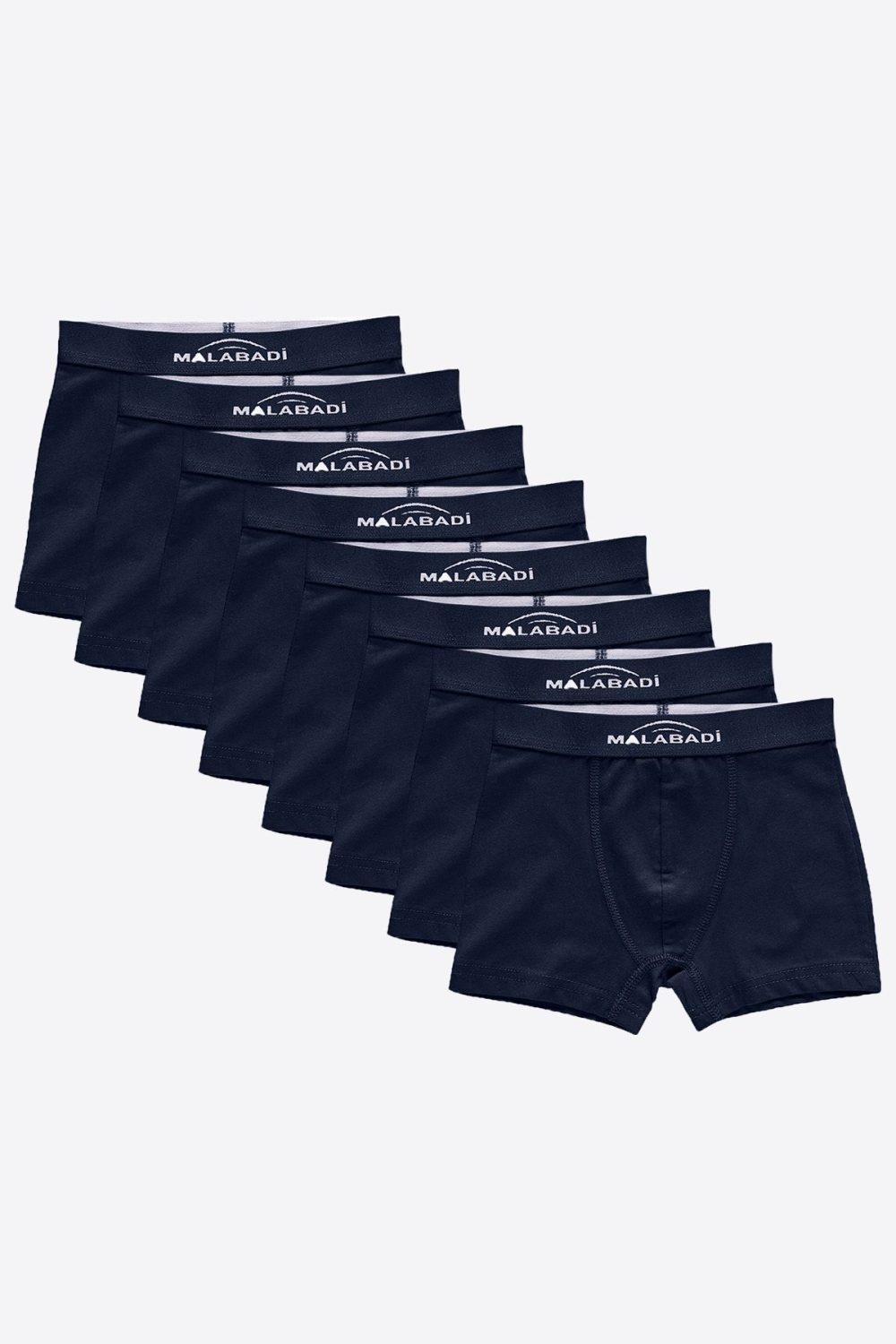 DFN Erkek Çocuk Lacivert 8 Li Pamuk Elastan Boxer 8M208