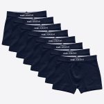 DFN Erkek Çocuk Lacivert 8 Li Pamuk Elastan Boxer 8M208