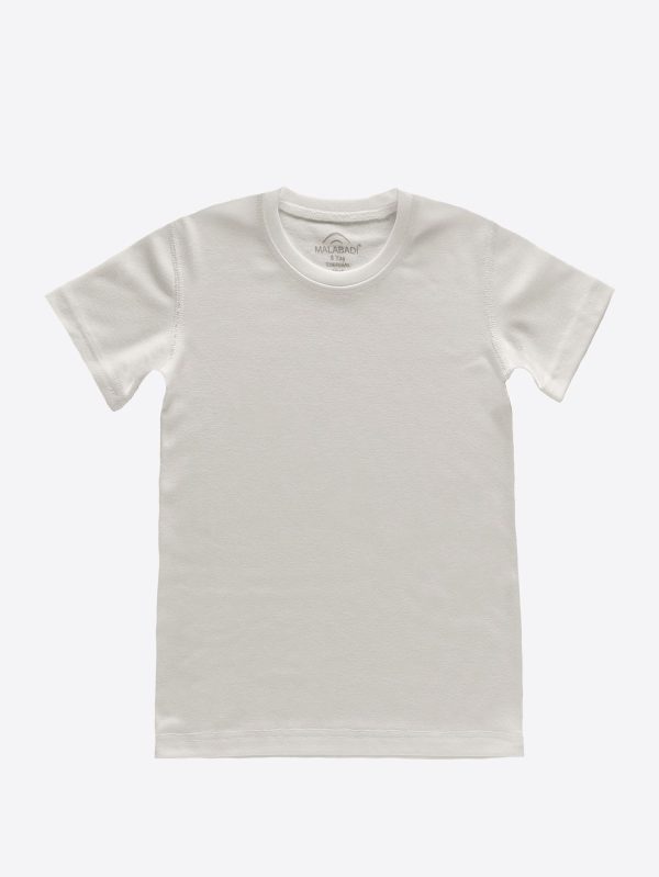 DFN Unisex Çocuk Ekru Kısa Kollu Viloft Termal Üst İçlik 402