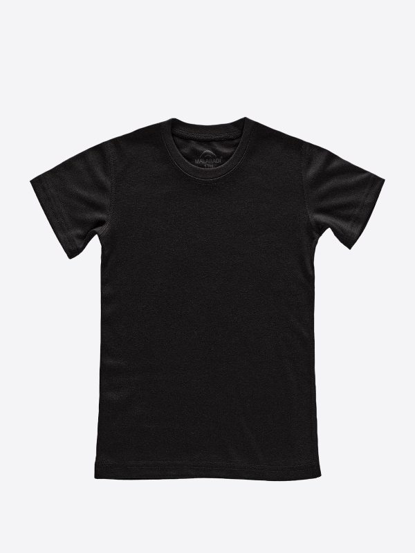 DFN Unisex Çocuk Siyah Kısa Kollu Viloft Termal Üst İçlik 402