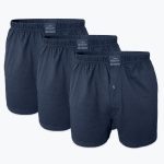 DFN Erkek Füme 3 lü Geniş Kalıp %100 Pamuk Boxer 3M024