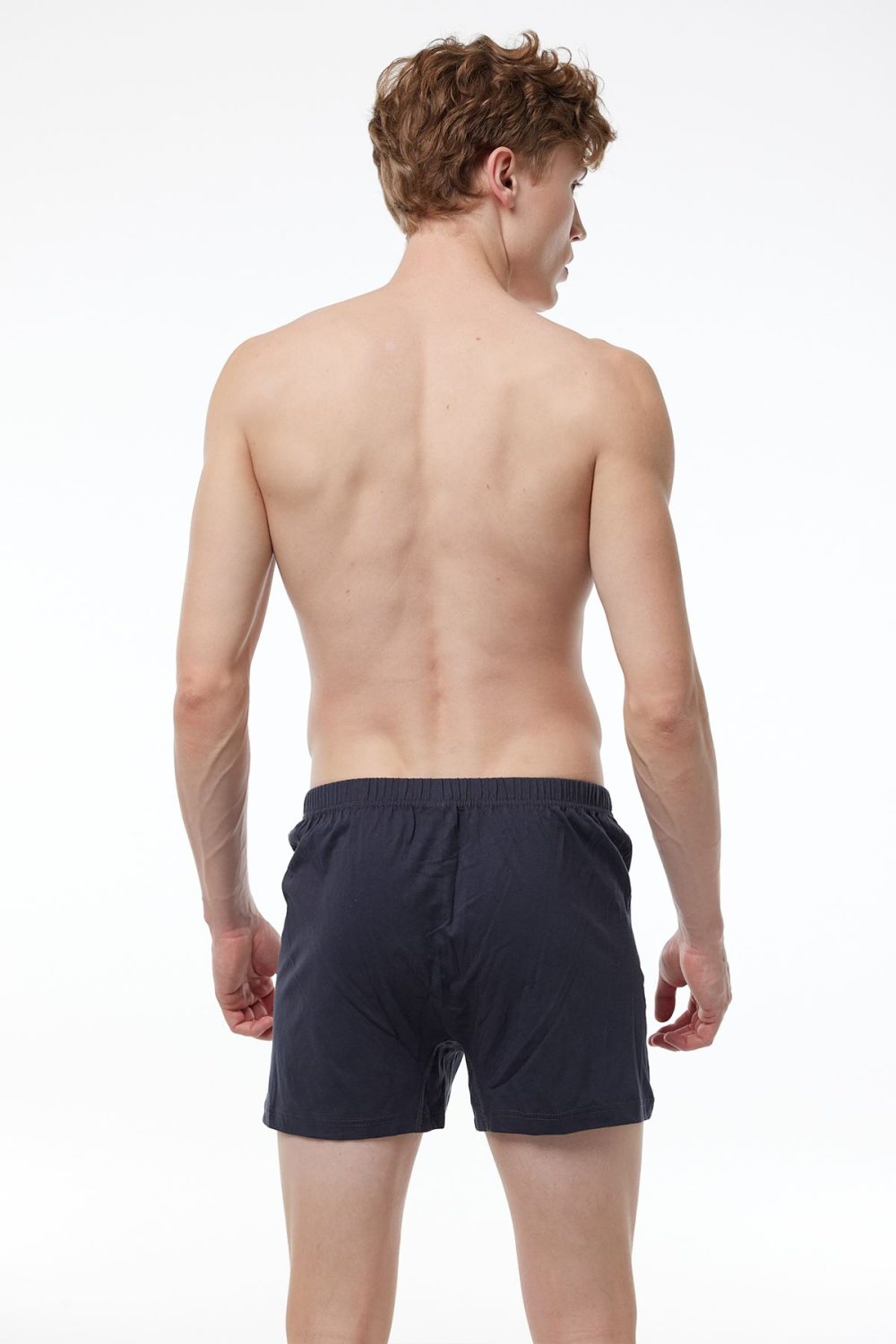 DFN Erkek Füme 3 lü Geniş Kalıp %100 Pamuk Boxer 3M024 - Görsel 4