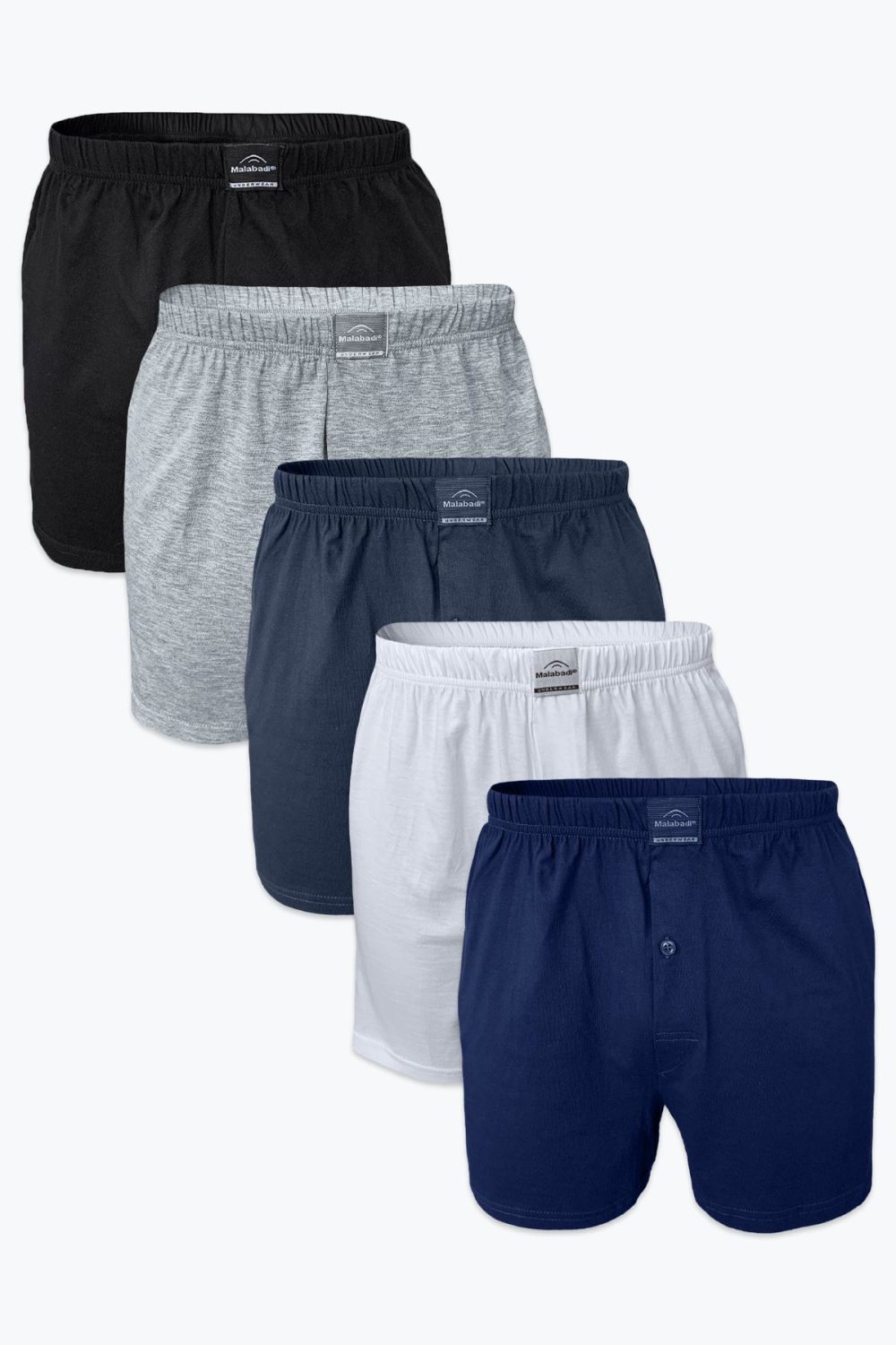 DFN Erkek Karışık Renk 5 Li Geniş Kalıp %100 Pamuk Boxer M240