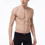 DFN Erkek Siyah Pamuk Elastan Boxer 074