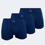 DFN Erkek Lacivert 3 Lü Pamuk Elastan Boxer 3M074
