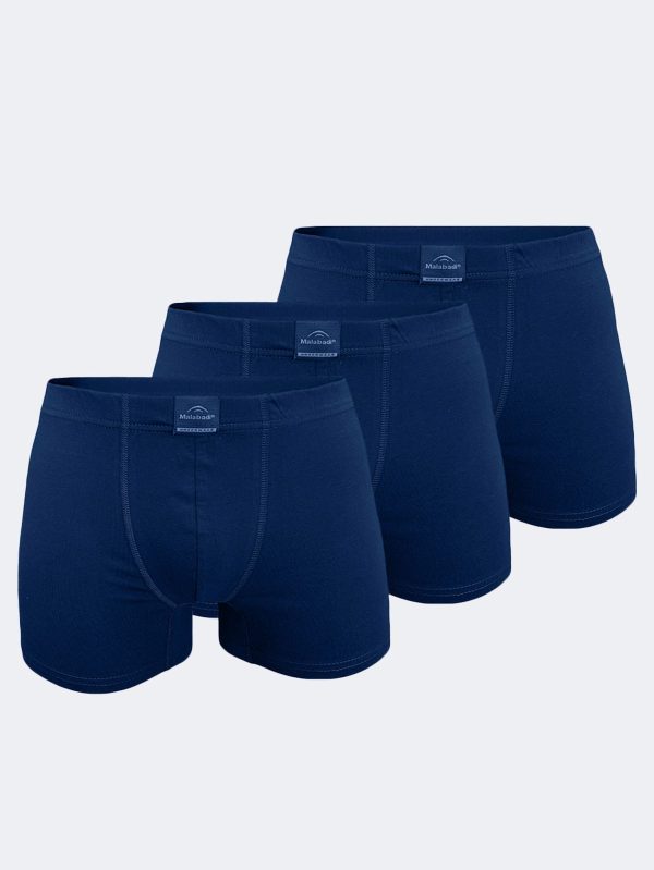DFN Erkek Lacivert 3 Lü Pamuk Elastan Boxer 3M074