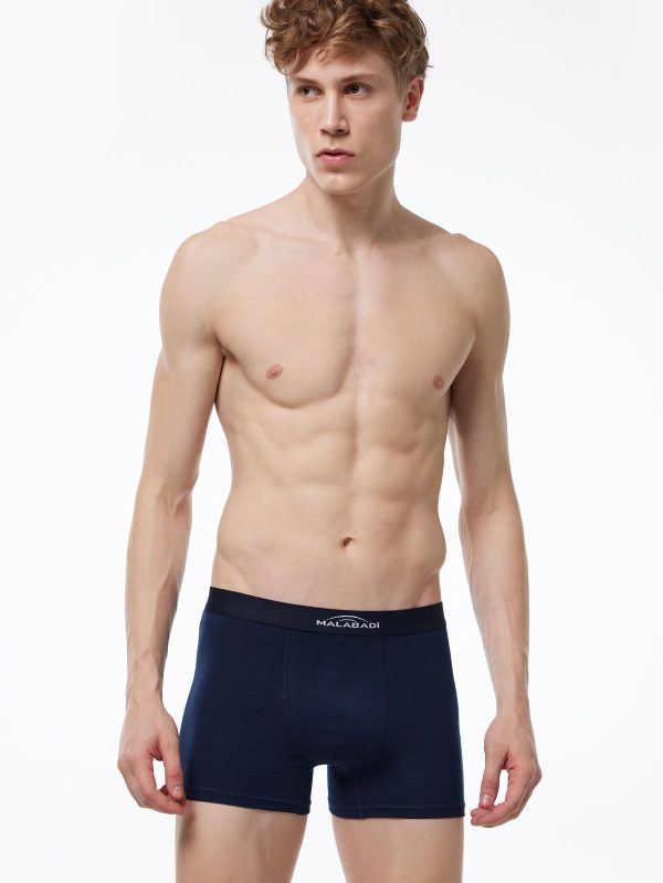 DFN Erkek Lacivert Pamuk Elastan Boxer 075