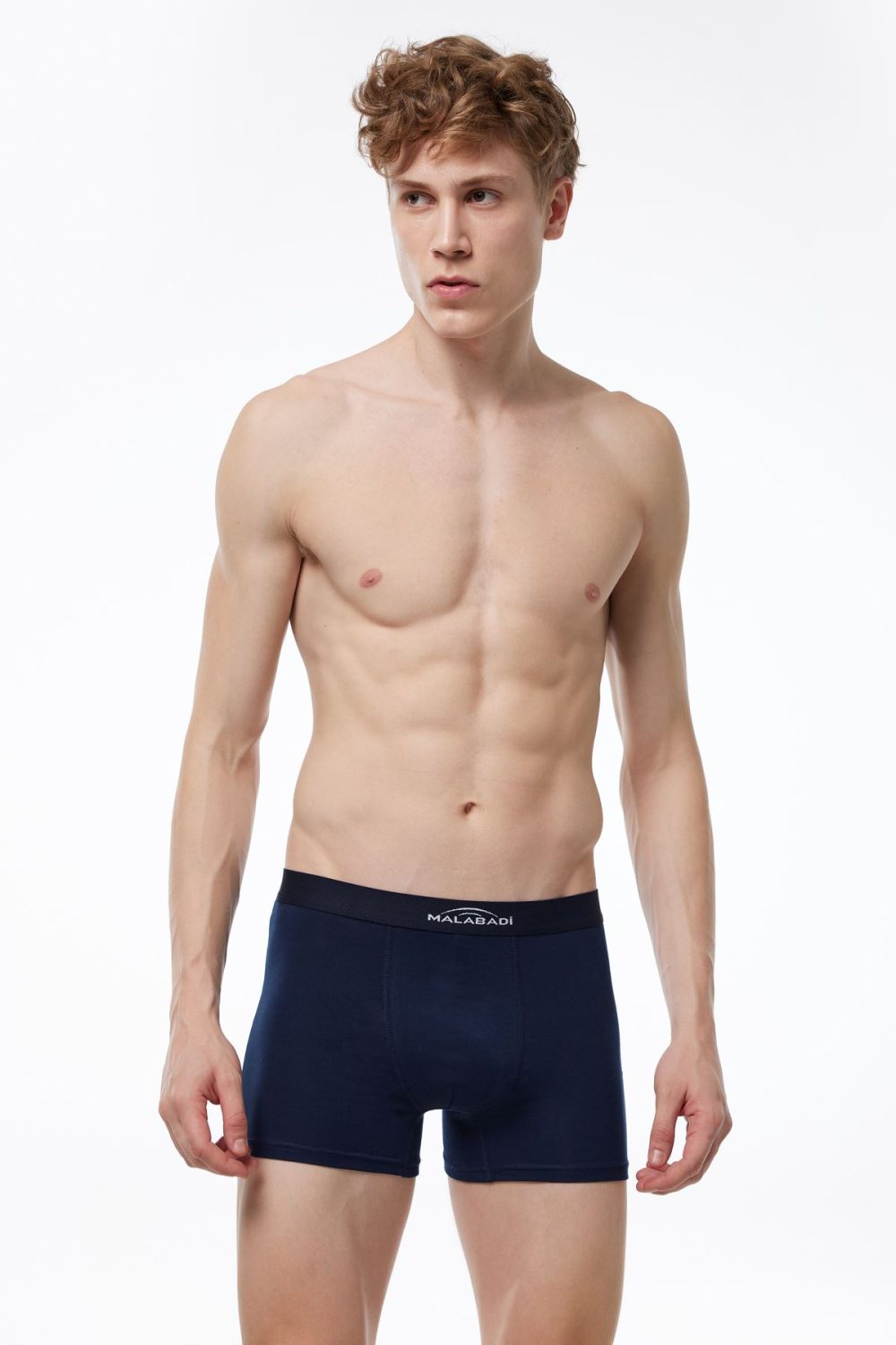 DFN Erkek Lacivert 5 Li Pamuk Elastan Boxer 5M075 - Görsel 2